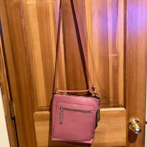 Stylish Mauve Crossbody Bag
